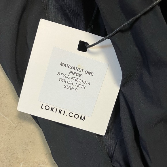 Lokiki‎ Swimwear Womens Size Small Black Margaret One Piece RE21014 USA - Picture 7 of 9